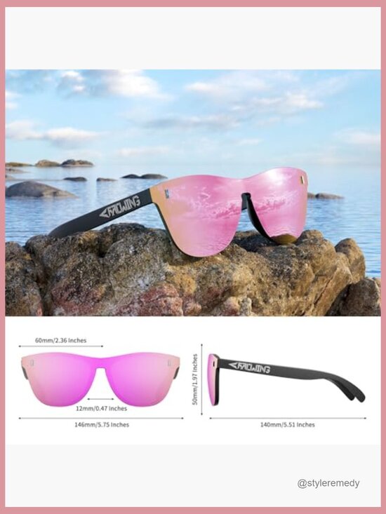 HD Polarized UV400 Protection Sunglasses TR90 Frame Lightweight